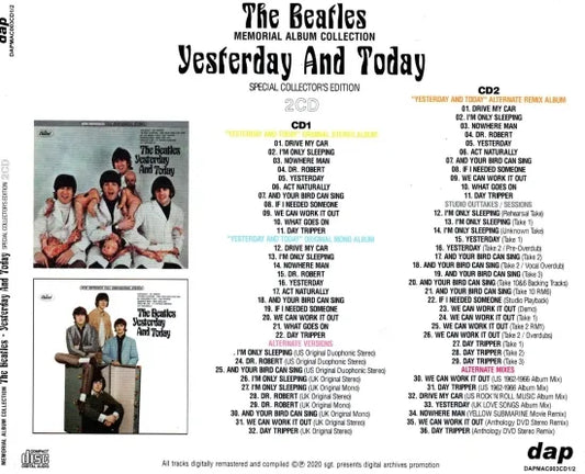 THE BEATLES / YESTERDAY AND TODAY SPECIAL COLLECTOR'S EDITION (2CD)