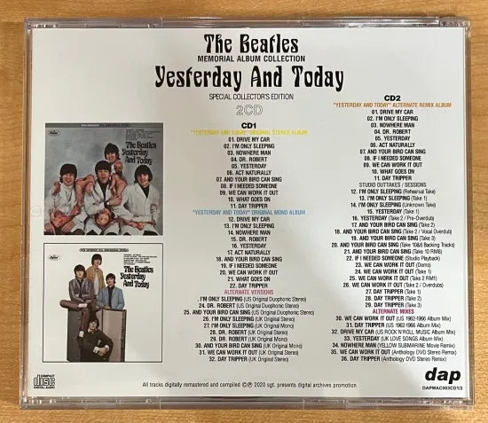 THE BEATLES / YESTERDAY AND TODAY SPECIAL COLLECTOR'S EDITION (2CD)