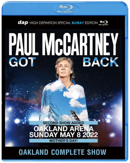 PAUL McCARTNEY / GOT BACK TOUR 2022 OAKLAND ARENA SUNDAY MAY 8 2022 (1BD-R)