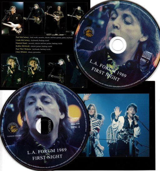 PAUL McCARTNEY / L.A. FORUM 1989 1ST NIGHT (2CD)