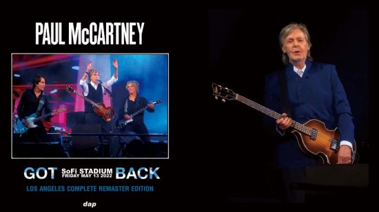 PAUL McCARTNEY / GOT BACK TOUR 2022 (1BDR)