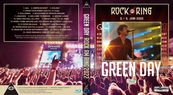 GREEN DAY / ROCK AM RING 2022 (1BDR)