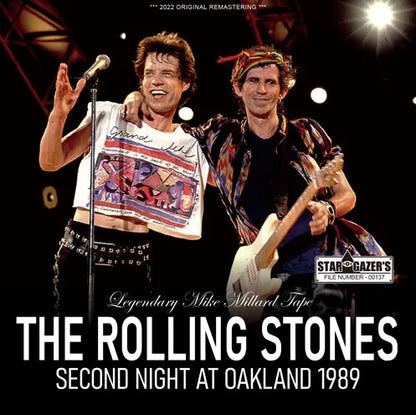 THE ROLLING STONES / LEGENDARY MIKE MILLARD TAPE SECOND NIGHT AT OAKLAND 1989 (2CDR)
