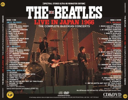 THE BEATLES / LIVE IN JAPAN 1966 - THE COMPLETE BUDOKAN CONCERTS (1CD+1DVD)