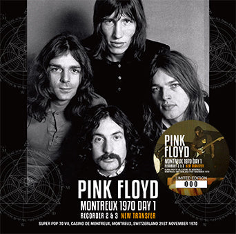 PINK FLOYD / MONTREUX 1970 GIORNO 1 REGISTRATORE 2 E 3 NUOVO TRASFERIMENTO (2CD)