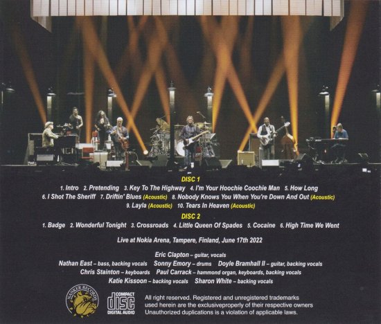 ERIC CLAPTON / FINLAND 2022 (2CD)