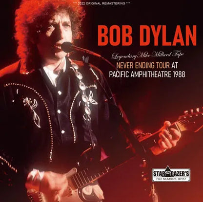 BOB DYLAN / LEGENDARY MIKE MILLARD TAPE NEVER ENDING TOUR AT PACIFIC AMPHITHEATRE 1988 (1CDR)