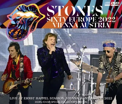 THE ROLLING STONES / VIENNA AUSTRIA SIXTY EUROPE 2022 (2CDR+1DVDR)