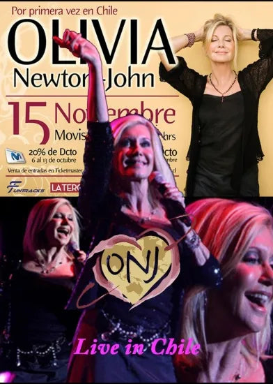 OLIVIA NEWTON-JOHN / Live in Chile (1DVDR)