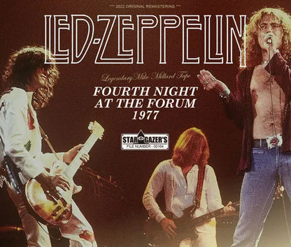 LED ZEPPELIN / LEGENDARY MIKE MILLARD TAPE FOURTH NIGHT AT THE FORUM 1977 (3CDR)