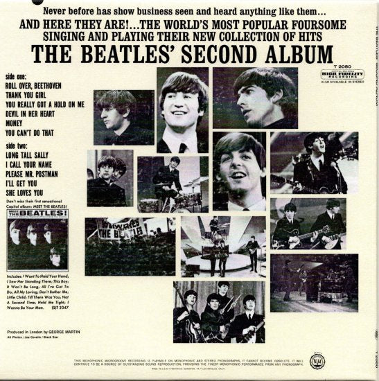 THE BEATLES / SECOND ALBUM CAPITOL PAPERSLEEVE COLLECTION (1CD)