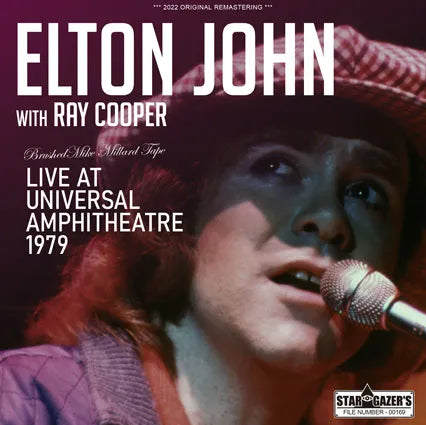 ELTON JOHN / BRUSHED MIKE MILLARD TAPE LIVE AT UNIVERSAL AMPHITHEATRE 1979 (2CDR)