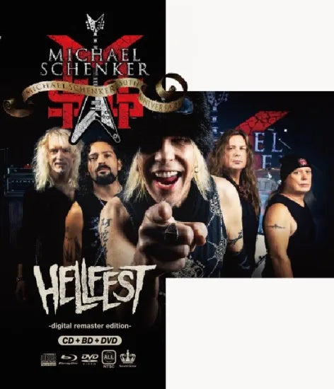 Michael Schenker Group / HELLFEST 2022 Edición remasterizada digital (1BDR+1DVDR+1CDR)