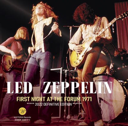 LED ZEPPELIN / FIRST NIGHT AT THE FORUM 1971 / 2022 DEFINITIVE EDITION (2CD)