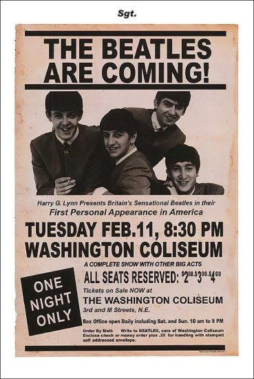 THE BEATLES / THE FIRST U.S. CONCERT (ONE NIGHT ONLY LIVE AT THE WASHINGTON COLISEUM 1964) (1CD+2DVD+1BDR)