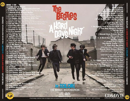 THE BEATLES / A HARD DAY'S NIGHT in COLOR! THE MOVIE RESTORATION (1CD+1DVD)