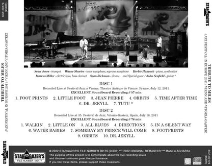 TRIBUTE TO MILES / JAZZ FESTIVAL IN EUROPE 2011 VIENN AND VITORIA-GASTEIZ (2CDR)