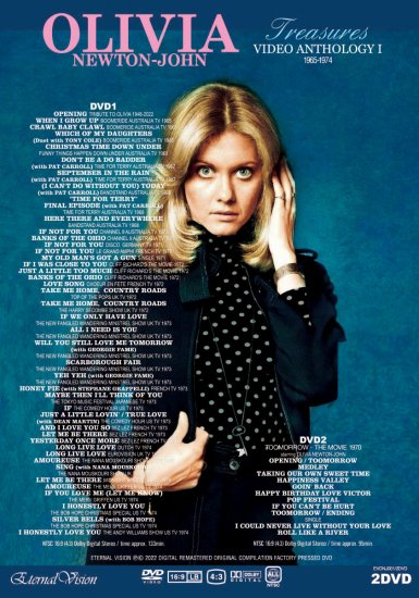 OLIVIA NEWTON-JOHN / TREASURES VIDEO ANTHOLOGY VOL.1 (2DVD)