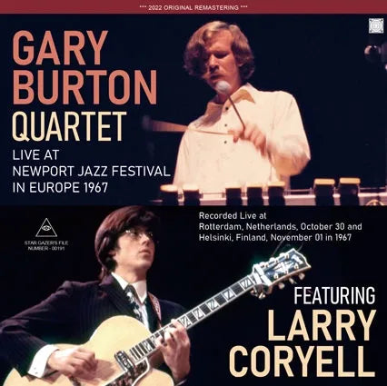 GARY BURTON QUARTET FEATURING LARRY CORYELL / LIVE AT NEWPORT JAZZ FESTIVAL IN EUROPE 1967 (1CDR)