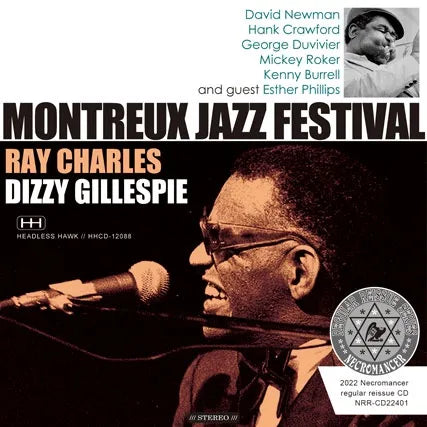 RAY CHARLES, DIZZY GILLESPIE Y ESTHER PHILLIPS / EN DIRECTO EN EL FESTIVAL DE JAZZ DE MONTREUX 1978 (1CDR)