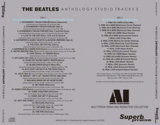 THE BEATLES / ANTHOLOGY STUDIO TRACKS 2 AI - AUDIO COMPANION (2CD)