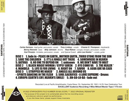 SANTANA / LEGENDARY MIKE MILLARD TAPE LIVE IN COSTA MESA 1991 (3CDR)