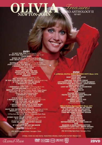 OLIVIA NEWTON-JOHN / TREASURES VIDEO ANTHOLOGY VOL.2 (2DVD)