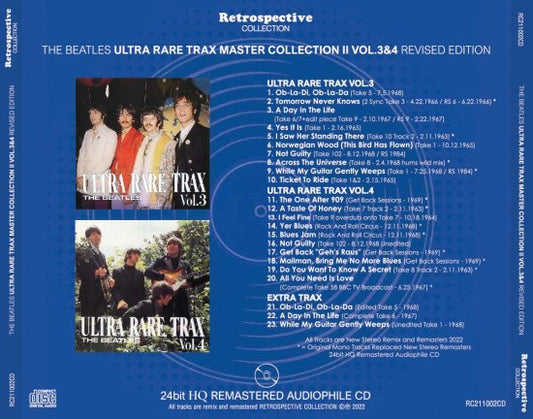 THE BEATLES / ULTRA RARE TRAX MASTER COLLECTION II VOL.3&4 RIVISED EDITION (1CD)