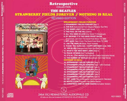 THE BEATLES / STRAWBERRY FIELDS FOREVER NOTHING IS REAL RIVISED EDITION (1CD)