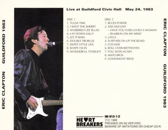 ERIC CLAPTON / GUILDFORD 1983 (2CD)