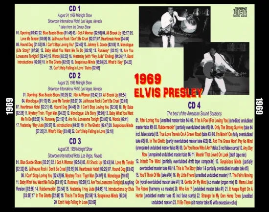 ELVIS PRESLEY / 1969 IN PERSON (4CDR)