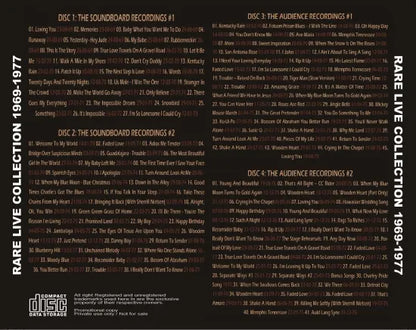 ELVIS PRESLEY / RARE LIVE COLLECTION 1969-1977 (4CDR)