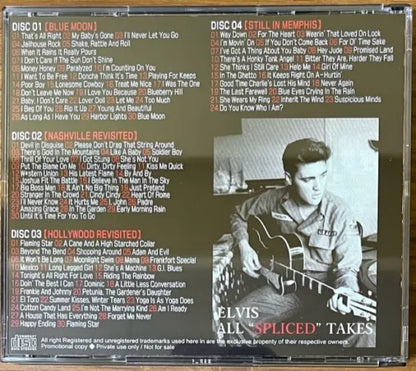 ELVIS PRESLEY / ALL "SPLICED" TAKES (4CDR)
