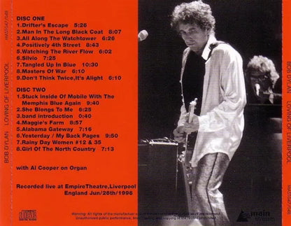 BOB DYLAN / LOVING OF LIVERPOOL (2CD)