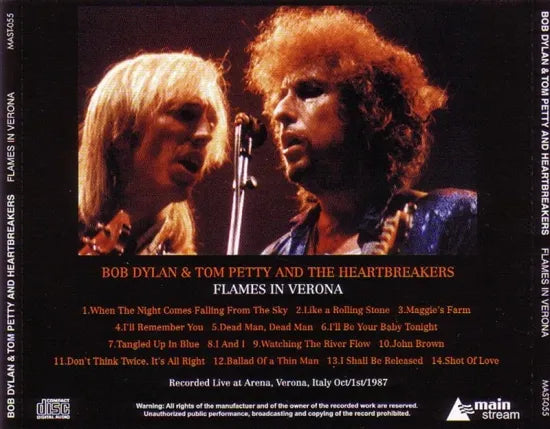 BOB DYLAN & TOM PETTY AND HEARTBREAKERS / FLAMES IN VERONA (2CD)