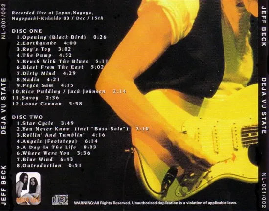 JEFF BECK / DEJA VU STATE (2CD)