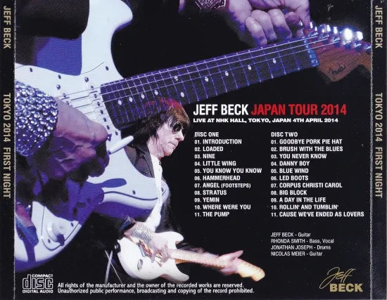 JEFF BECK / TOKYO 2014 FIRST NIGHT (2CD)