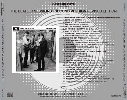 THE BEATLES / SESSIONS SECOND VERSION RIVISED EDITION (1CD)