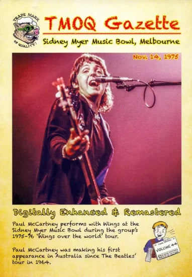 PAUL McCARTNEY / SIDNEY MYER MUSIC BOWL, MELBOURNE (LIBRETTO 2CD)