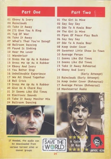 PAUL McCARTNEY / UNA VERA CHICCA PER I FANATICI CONOSCENTI DI McCARTNEY (2CD-BOOKLET) 