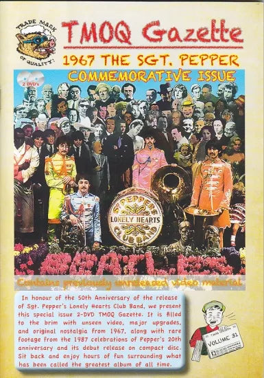 The Beatles / 1976 The SGT. Pepper Commemorative Issue (2DVD+Booklet) TMOQ Gazette