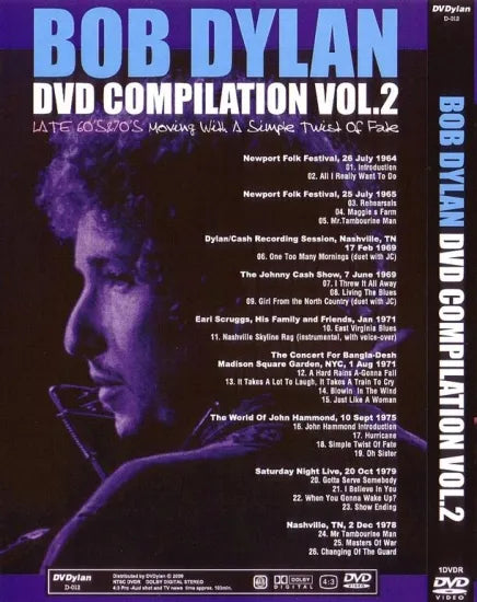 BOB DYLAN / DVD COMPILATION VOL.2 (1DVDR)