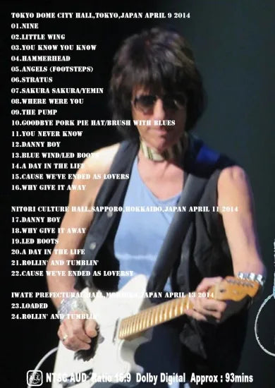 Jeff Beck / Japan Tour 2014 Scraps Vol.2 (1DVDR)