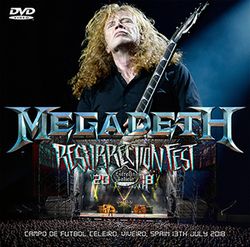 MEGADETH / RESURRECTION FEST EG 2018 PRO SHOT (1DVDR)