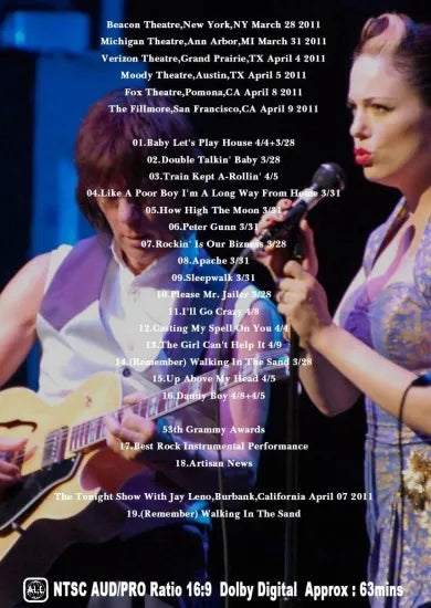 Jeff Beck with Imelda May Band / Rock'n'Roll Party at The Tour 2 (1DVDR)