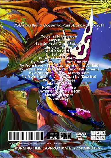 SÍ / PARÍS, FRANCIA 19/11/2011 (1 DVDR)