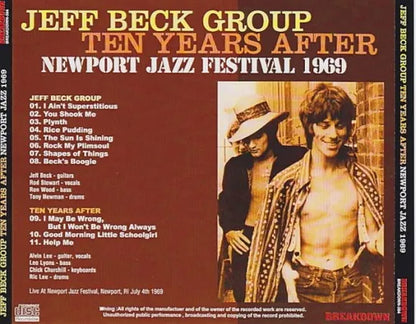 JEFF BECK GROUP & TEN YEARS AFTER / NEWPORT JAZZFESTIVAL (1CDR)