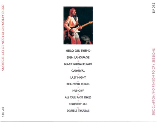 ERIC CLAPTON / NO REON TO CRY SESSIONS (1CD)