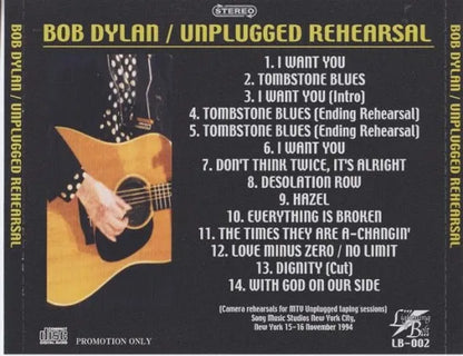 BOB DYLAN / UNPLUGGED REHEARSAL (1CD)
