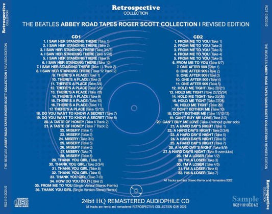 THE BEATLES / ABBEY ROAD TAPES ROGER SCOTT COLLECTION I RIVISED EDITION (2CD)